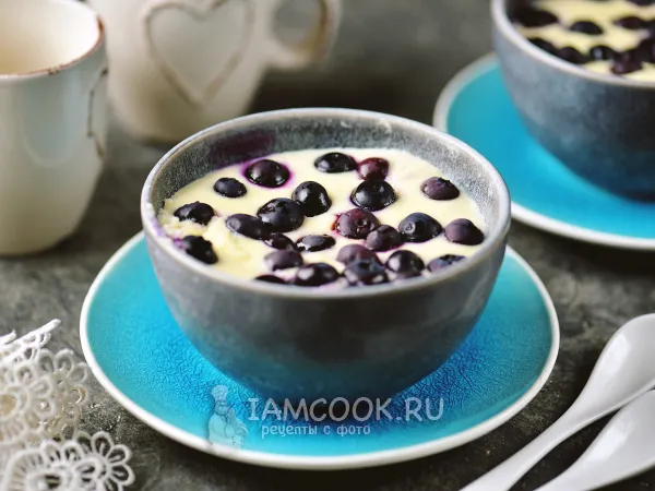 Фото блюда: Чизкейк из творога в микроволновке