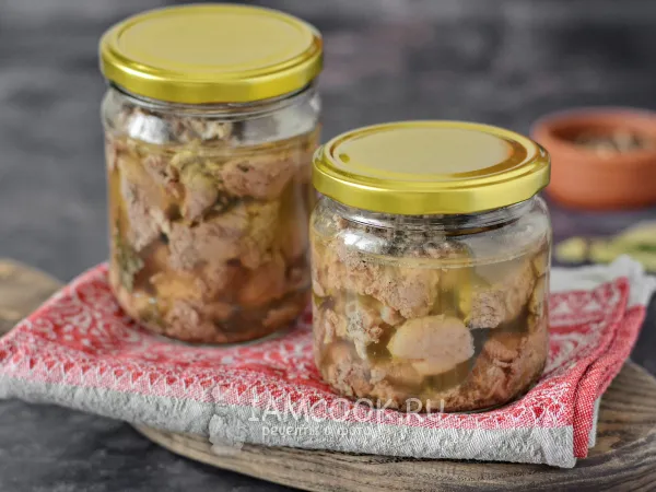 Фото блюда: Тушенка из индейки в духовке