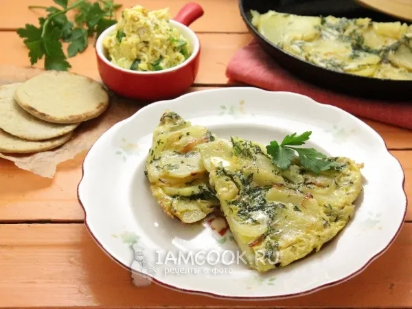 Фото готового блюда: Картофельная тортилья