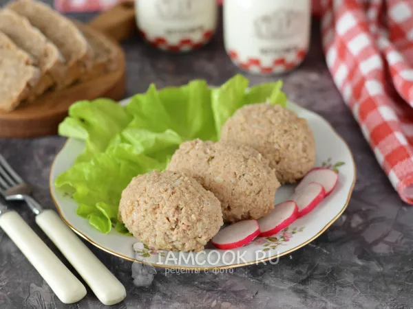 Фото блюда: Вареные котлеты из фарша