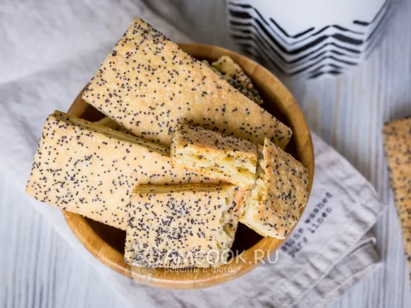 Фото готового блюда: Песочное печенье с маком