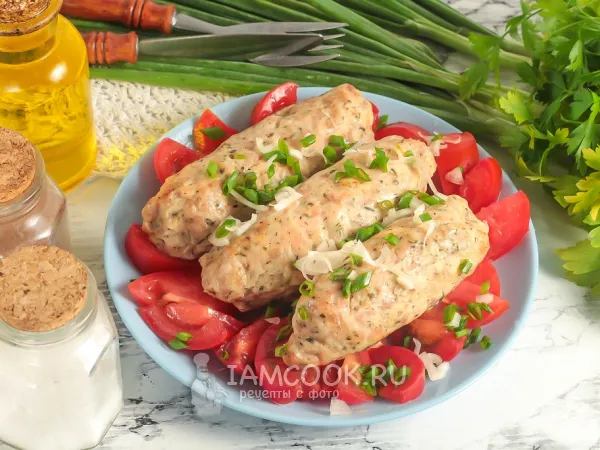 Фото блюда: Люля-кебаб в фольге на мангале