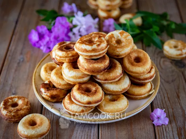 Фото готового блюда: Творожные пончики в мультипекаре