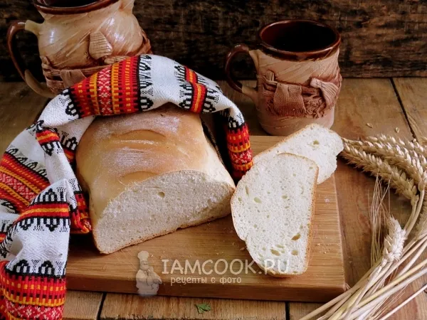 Фото блюда: Простой домашний хлеб