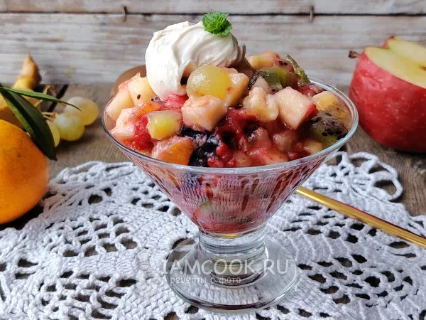 Фото блюда: Салат «Фруктовая фантазия»