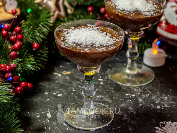 Фото блюда: Десерт из хурмы и какао