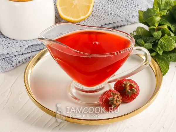 Фото блюда: Клубничная пропитка для бисквита