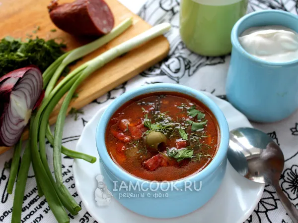 Фото готового блюда: Кето солянка