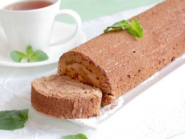 Фото блюда: Бисквитный рулет «Трюфель»