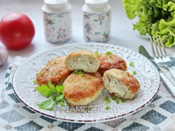 Фото блюда: Котлеты с моцареллой