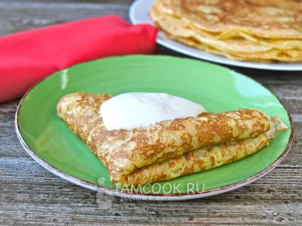 Фото готового блюда: Капустные блины