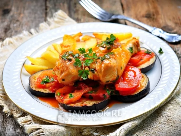 Фото готового блюда: Цыплята Мельбурн