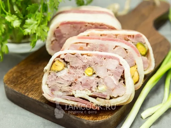 Фото блюда: Террин из утки с ветчиной