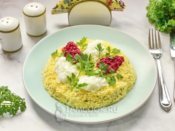 Фото блюда: Салат «Сирень»