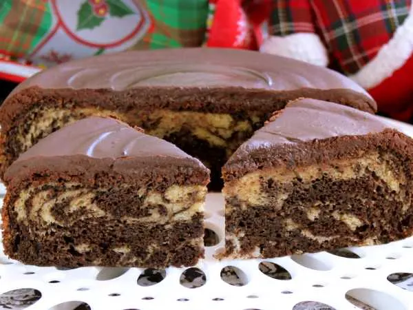 Фото блюда: Торт Зебра в мультиварке