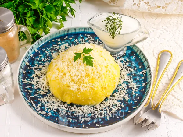 Фото блюда: Полента с пармезаном