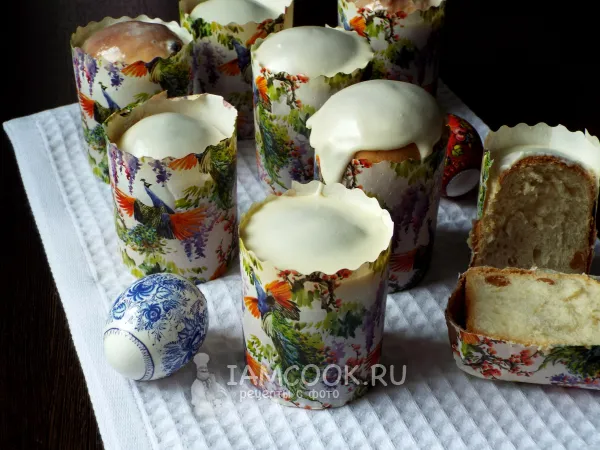 Фото готового блюда: Мини-куличи на Пасху