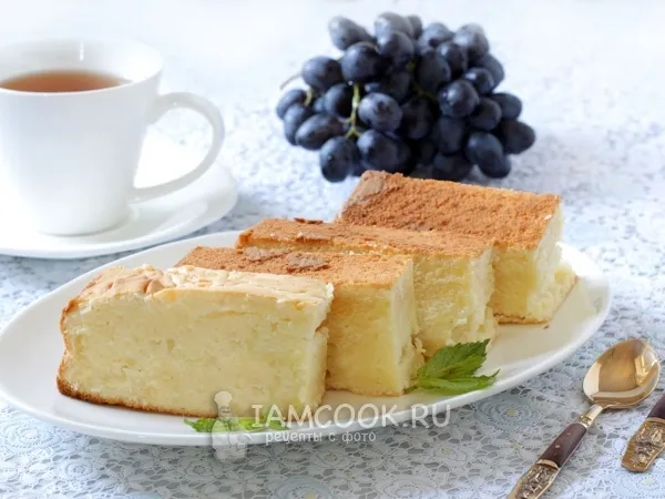 Фото блюда: Бисквит на сметане