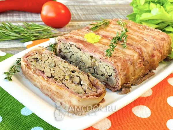 Фото готового блюда: Террин из куриной печени