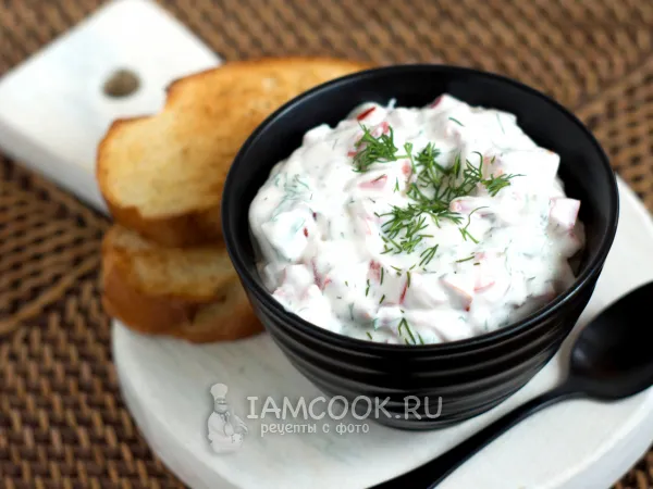 Фото блюда: Сметанный соус с томатами