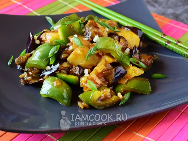 Фото блюда: Баклажаны с картошкой по-китайски