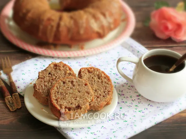Фото блюда: Кекс с грецкими орехами