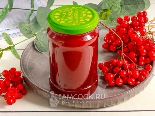 Фото блюда: Сироп из калины на зиму