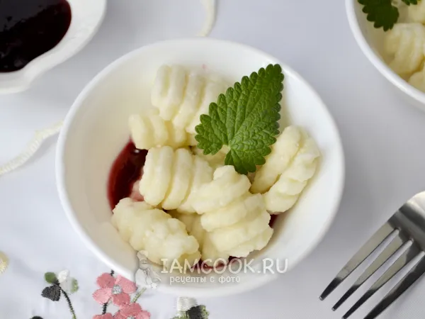 Фото блюда: Творожные ньокки