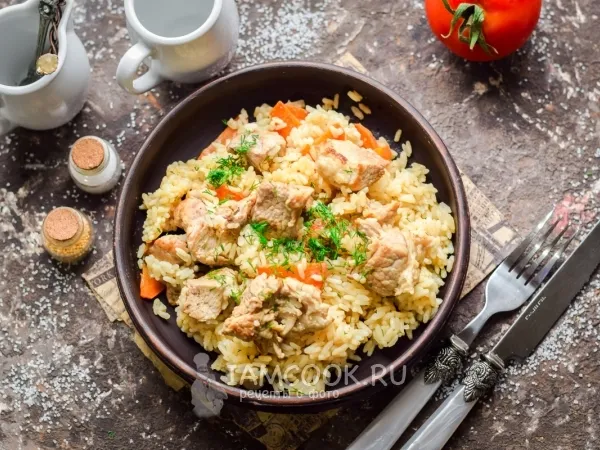 Фото готового блюда: Плов без лука