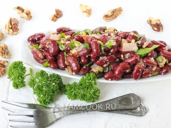 Фото блюда: Лобио из консервированной фасоли