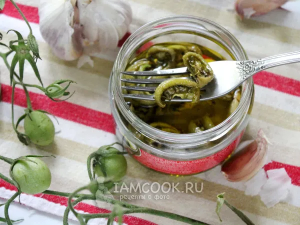 Фото блюда: Вяленые зеленые помидоры