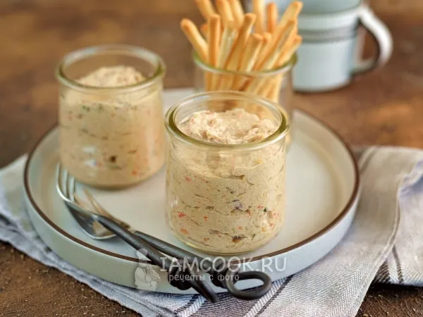 Фото блюда: Паштет из жареных баклажанов с творогом