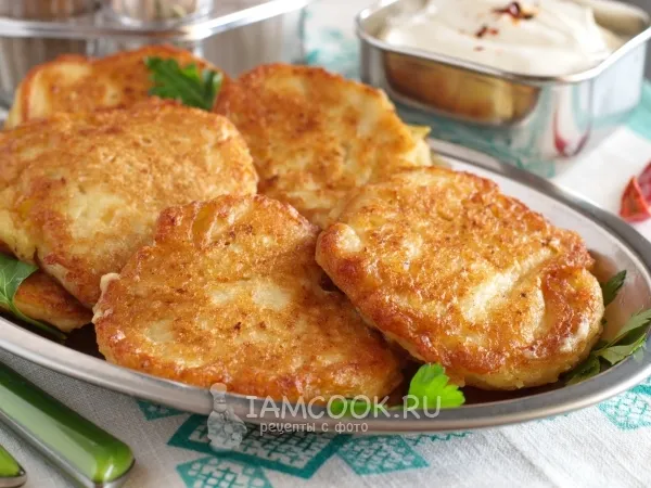 Фото готового блюда: Капустные оладьи на кефире