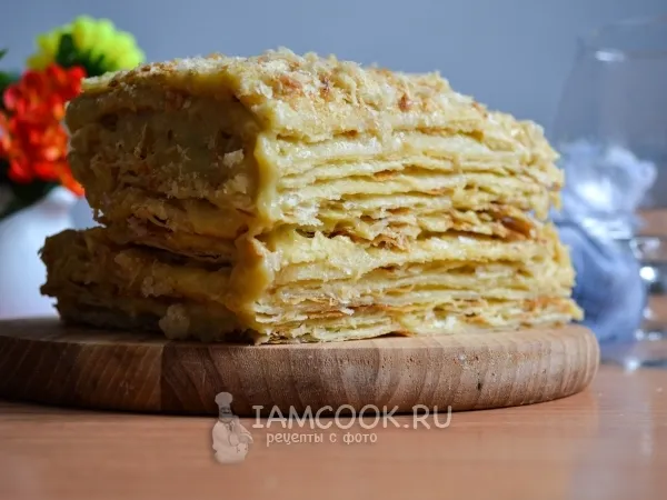 Фото готового блюда: Постный крем для торта