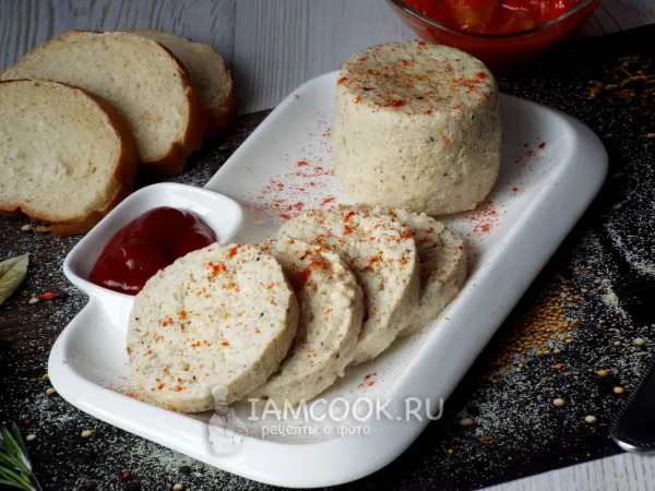 Фото блюда: Колбаса в кружке