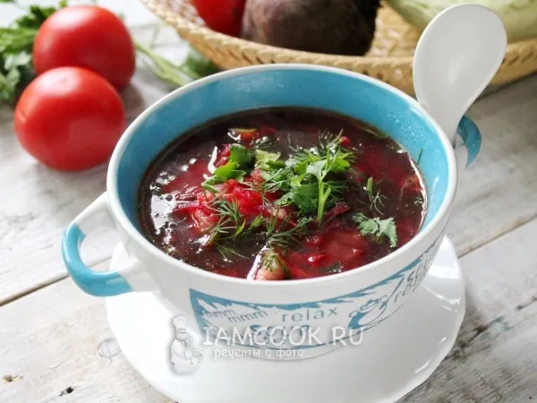 Фото блюда: Свекольник с капустой