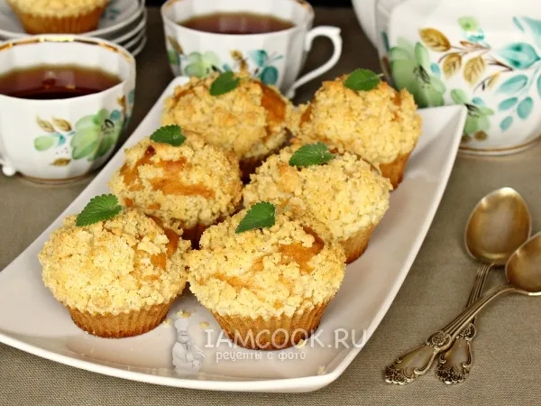 Фото готового блюда: Маффины на молоке