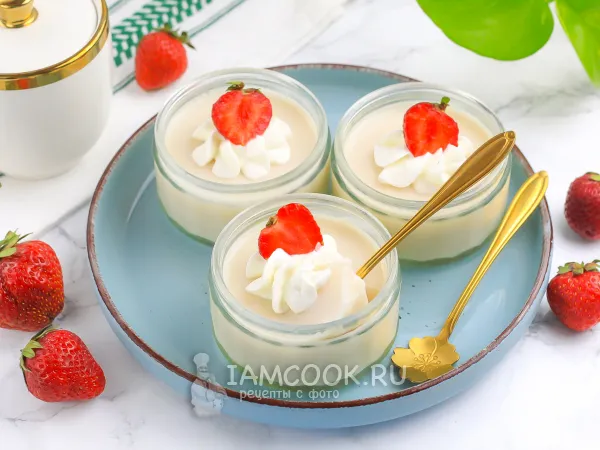 Фото блюда: Французское желе из миндального молока и сахара