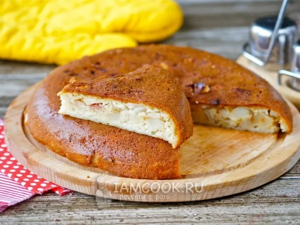 Фото готового блюда: Пирог с картошкой в мультиварке