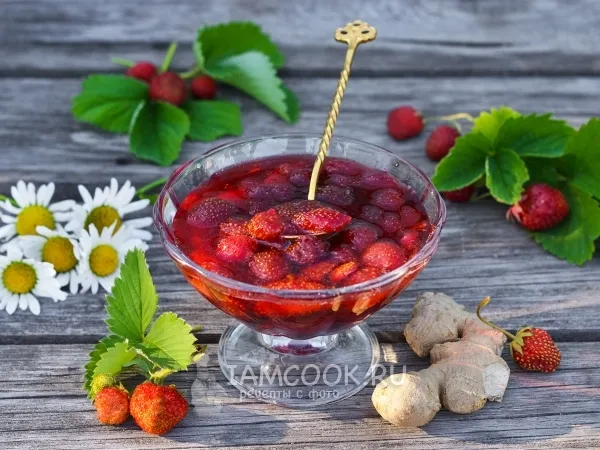 Фото блюда: Клубничное варенье с имбирем