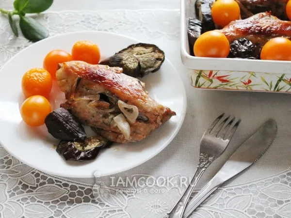 Фото блюда: Куриные спинки, запеченные в духовке