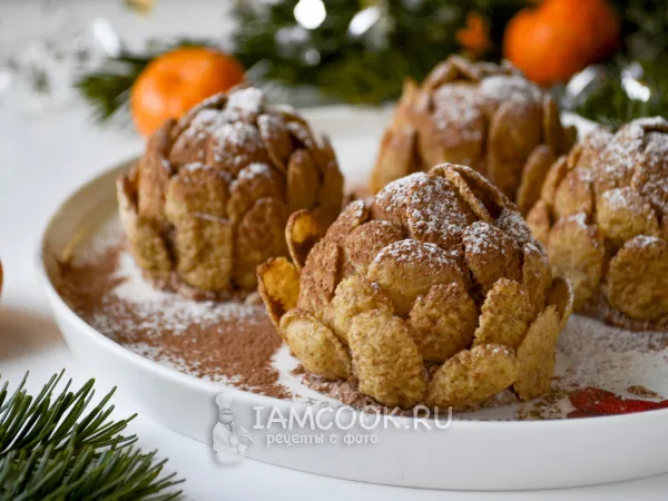 Фото блюда: Десерт «Шишки» из творога без выпечки