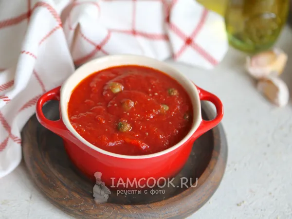 Фото блюда: Итальянский острый соус для пасты