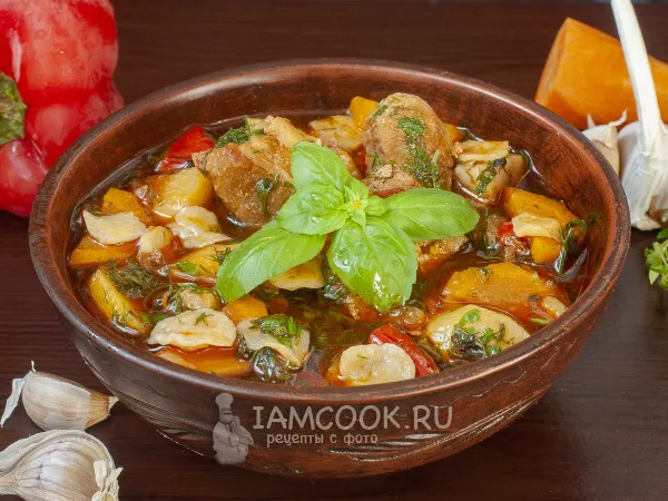 Фото блюда: Бограч (венгерский суп-гуляш по-закарпатски)