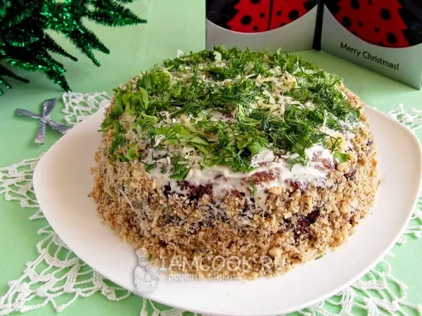 Фото блюда: Баклажанный закусочный торт