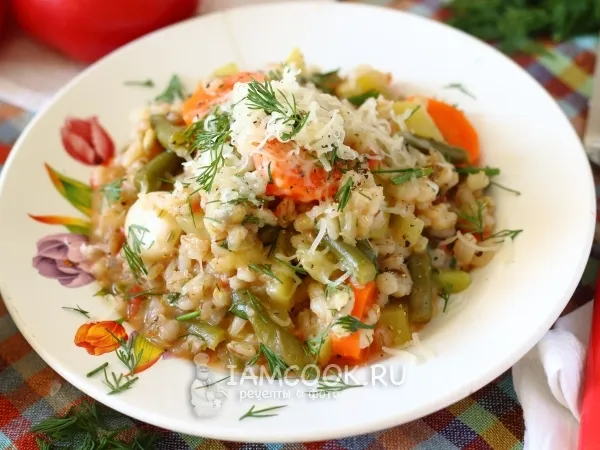 Фото блюда: Ризотто из перловки