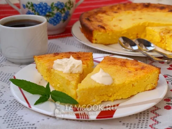 Фото готового блюда: Творожник в духовке