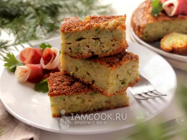 Фото готового блюда: Шарлотка с капустой на майонезе