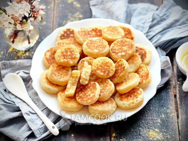 Фото готового блюда: Творожное печенье на сковороде