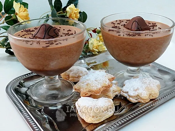 Фото блюда: Шоколадно-кофейный мусс